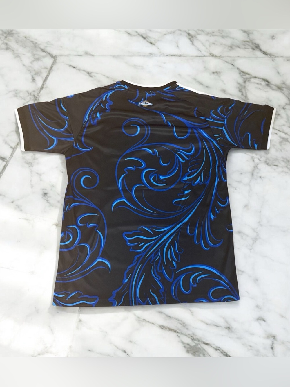 Argentina 2026 Away Soccer Jersey Adult Shirt Black Blue S-L - Picture 2 of 2